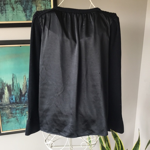 Surprise! Black Sweater Sz M - Picture 2 of 4